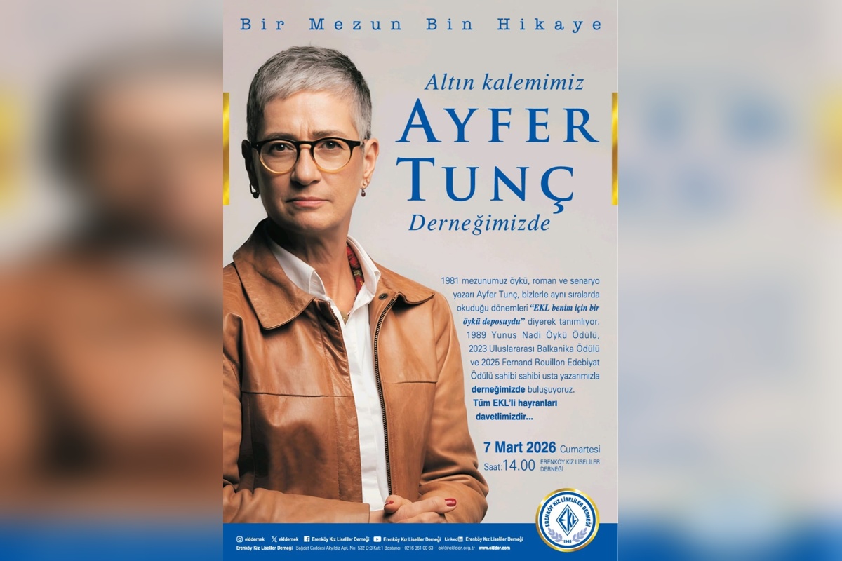 Ayfer Tunç, Erenköy Kız Liselilerle buluşuyor